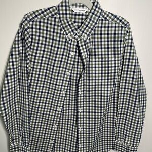 Janie and Jack THE GINGHAM POPLIN SHIRT